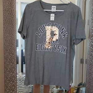 Pink sequined t-shirt. BNWT